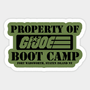 GI Joe Boot Camp Sticker